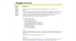 Desktop Screenshot of katwijk-chemie.nl